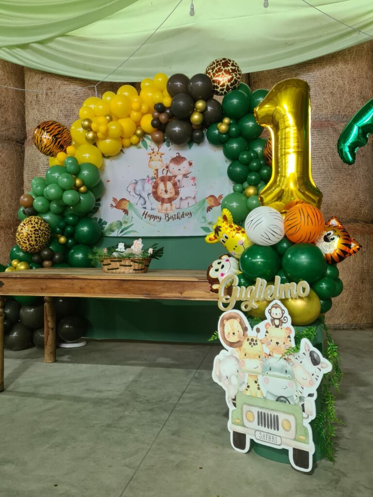 Decorazione con palloncini realizzata da ArteXenia — progetto 20