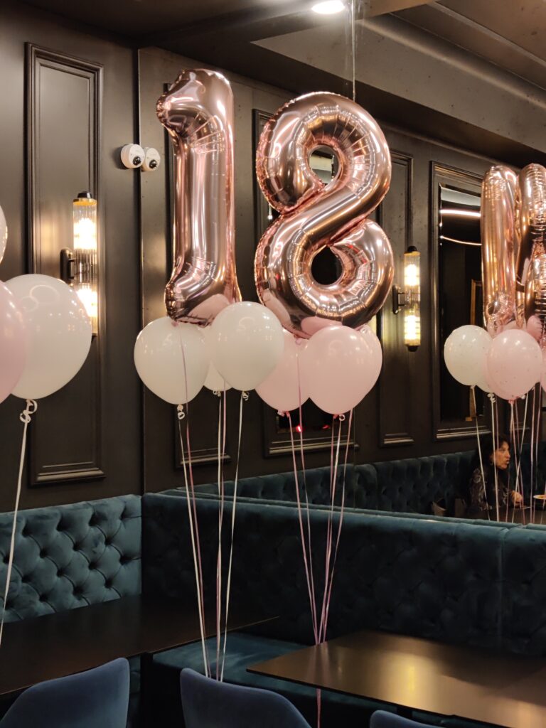 Decorazione con palloncini realizzata da ArteXenia — progetto 28