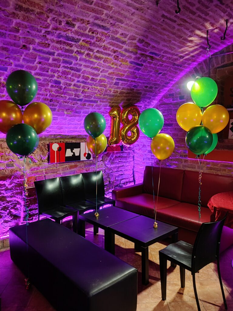 Decorazione con palloncini realizzata da ArteXenia — progetto 27