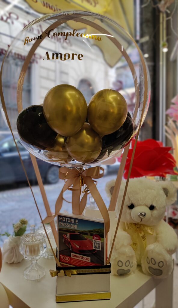Decorazione con palloncini realizzata da ArteXenia — progetto 65
