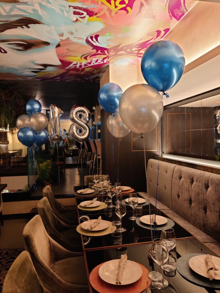 Decorazione con palloncini realizzata da ArteXenia — progetto 51