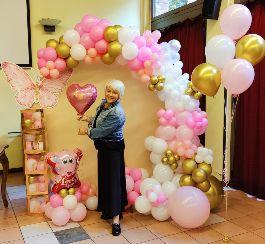 Decorazione con palloncini realizzata da ArteXenia — progetto 17