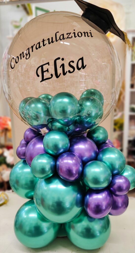Decorazione con palloncini realizzata da ArteXenia — progetto 69