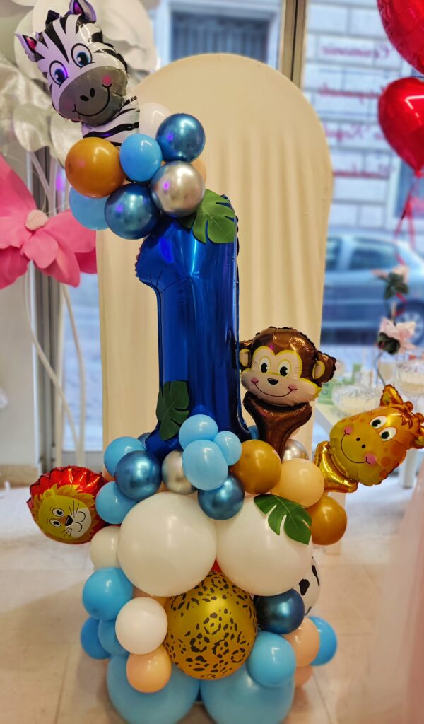Decorazione con palloncini realizzata da ArteXenia — progetto 42