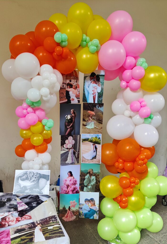 Decorazione con palloncini realizzata da ArteXenia — progetto 13