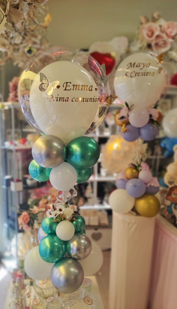 Decorazione con palloncini realizzata da ArteXenia — progetto 74