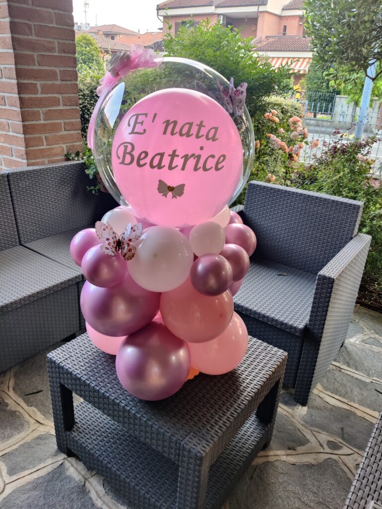 Decorazione con palloncini realizzata da ArteXenia — progetto 72