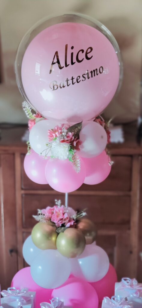 Decorazione con palloncini realizzata da ArteXenia — progetto 78