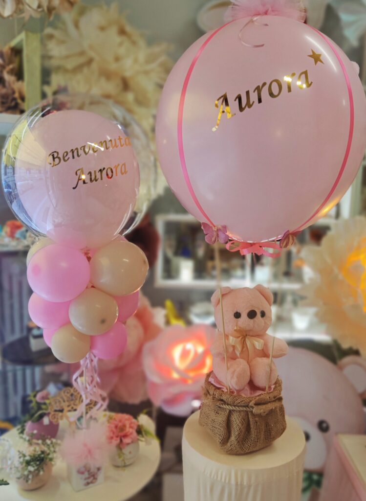Decorazione con palloncini realizzata da ArteXenia — progetto 83
