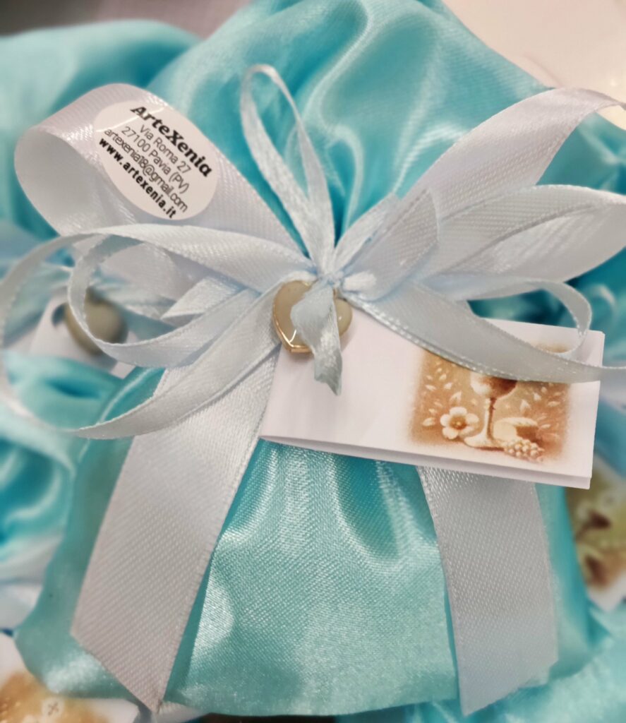 Bomboniera artigianale personalizzata realizzata da Oxana — opera 109