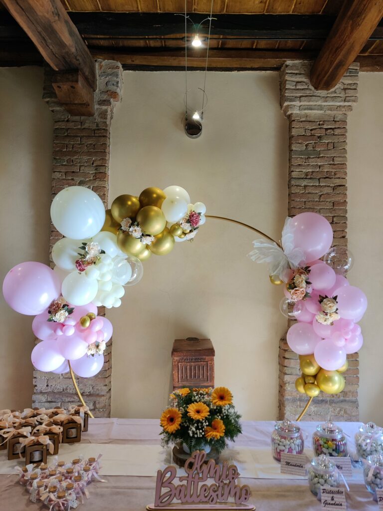 Decorazione con palloncini realizzata da Oxana — opera 50