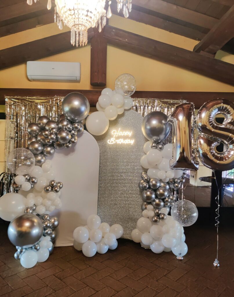 Decorazione con palloncini realizzata da Oxana — opera 57