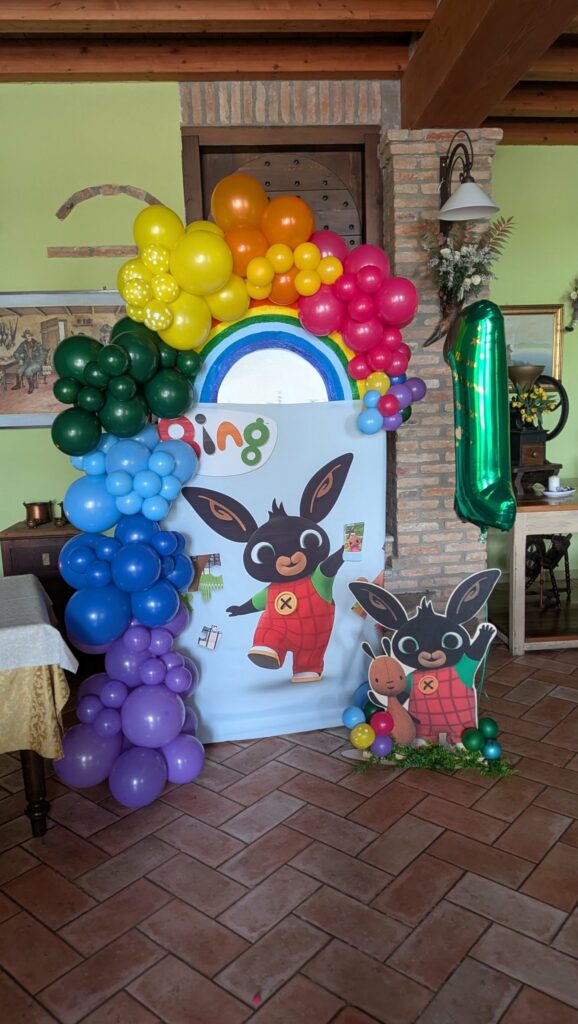 Decorazione con palloncini realizzata da Oxana — opera 120