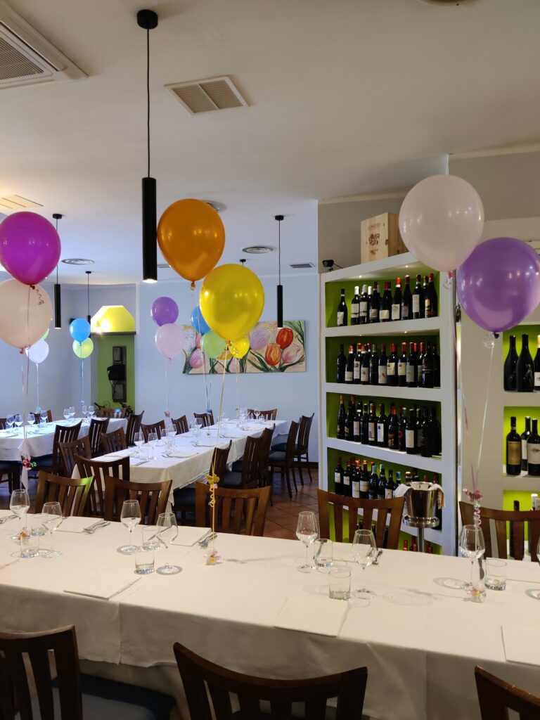 Decorazione con palloncini realizzata da Oxana — opera 25