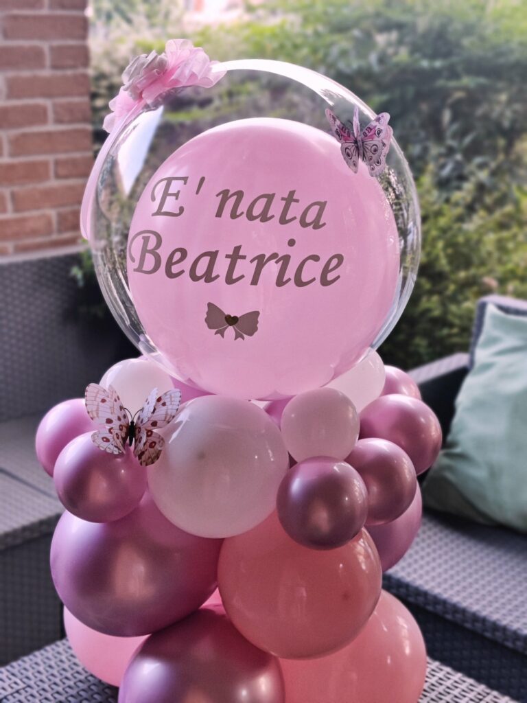 Decorazione con palloncini realizzata da Oxana — opera 66