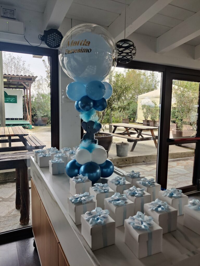 Decorazione con palloncini realizzata da Oxana — opera 40