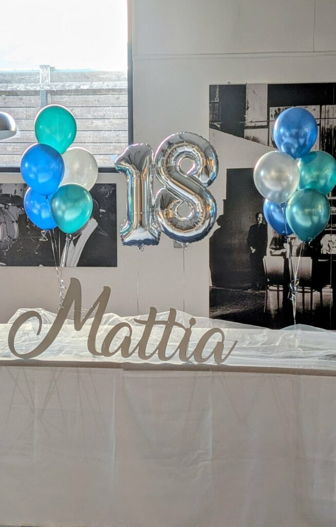 Decorazione con palloncini realizzata da Oxana — opera 133