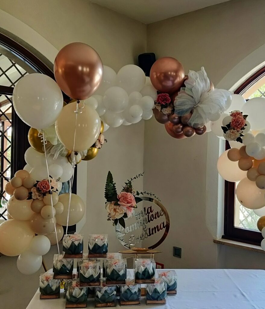 Decorazione con palloncini realizzata da Oxana — opera 61