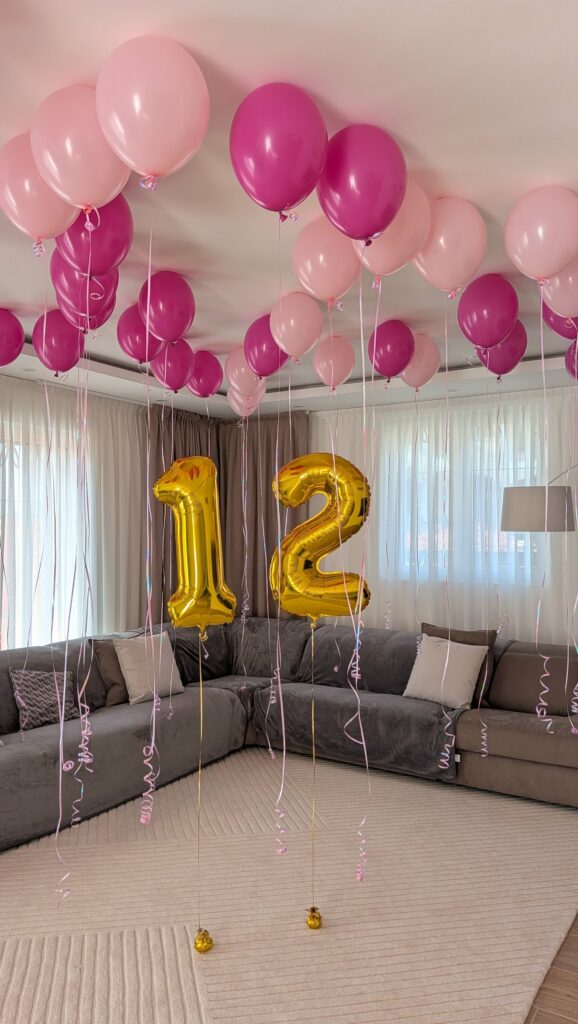 Decorazione con palloncini realizzata da Oxana — opera 109