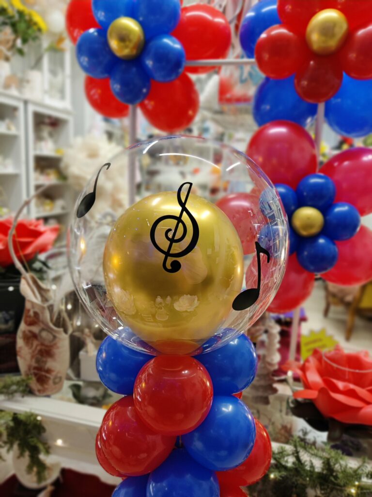 Decorazione con palloncini realizzata da Oxana — opera 12