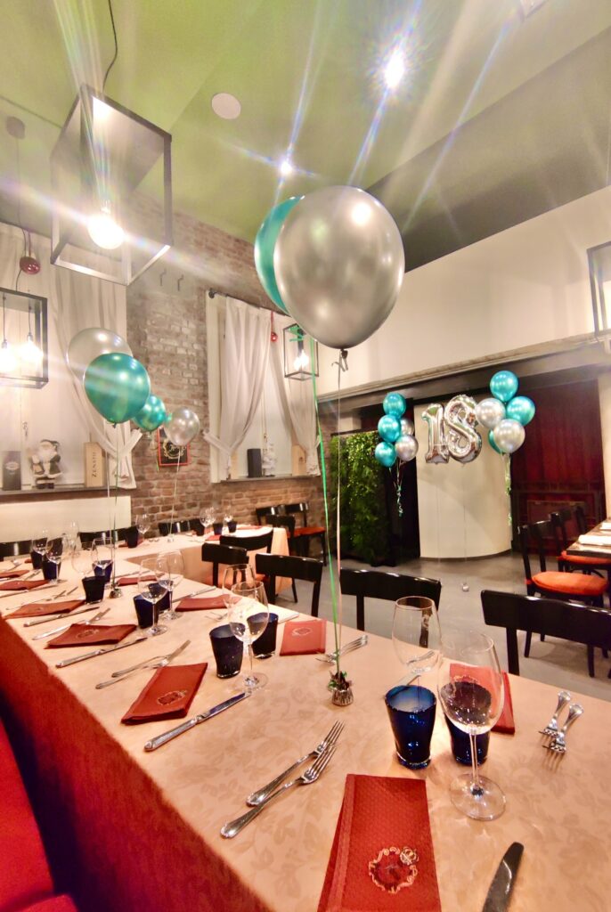 Decorazione con palloncini realizzata da Oxana — opera 90