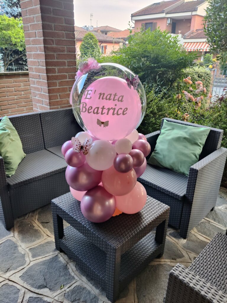 Decorazione con palloncini realizzata da Oxana — opera 65