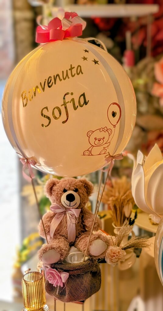 Decorazione con palloncini realizzata da Oxana — opera 138