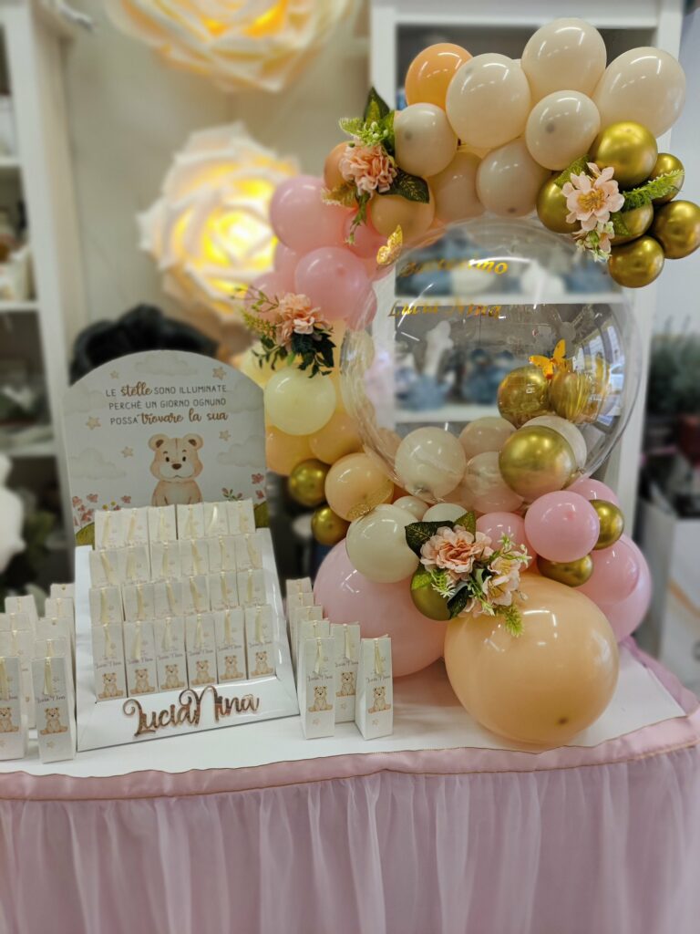 Decorazione con palloncini realizzata da Oxana — opera 17