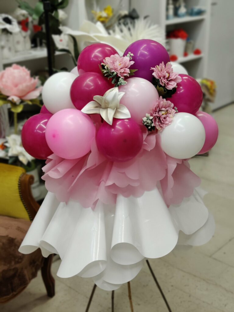 Decorazione con palloncini realizzata da Oxana — opera 6