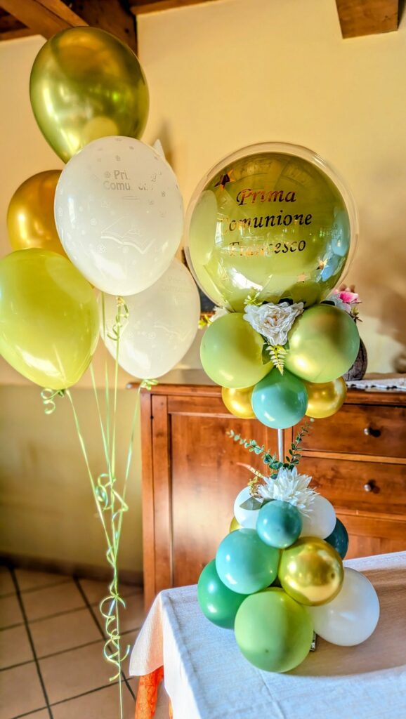 Decorazione con palloncini realizzata da Oxana — opera 119