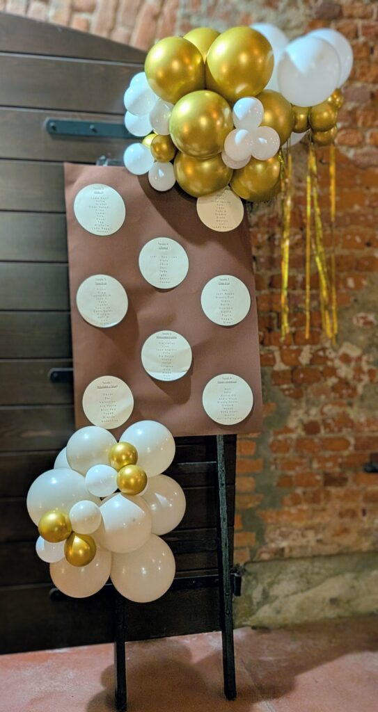 Decorazione con palloncini realizzata da Oxana — opera 99