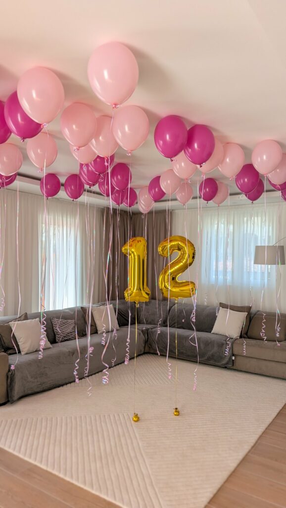 Decorazione con palloncini realizzata da Oxana — opera 110