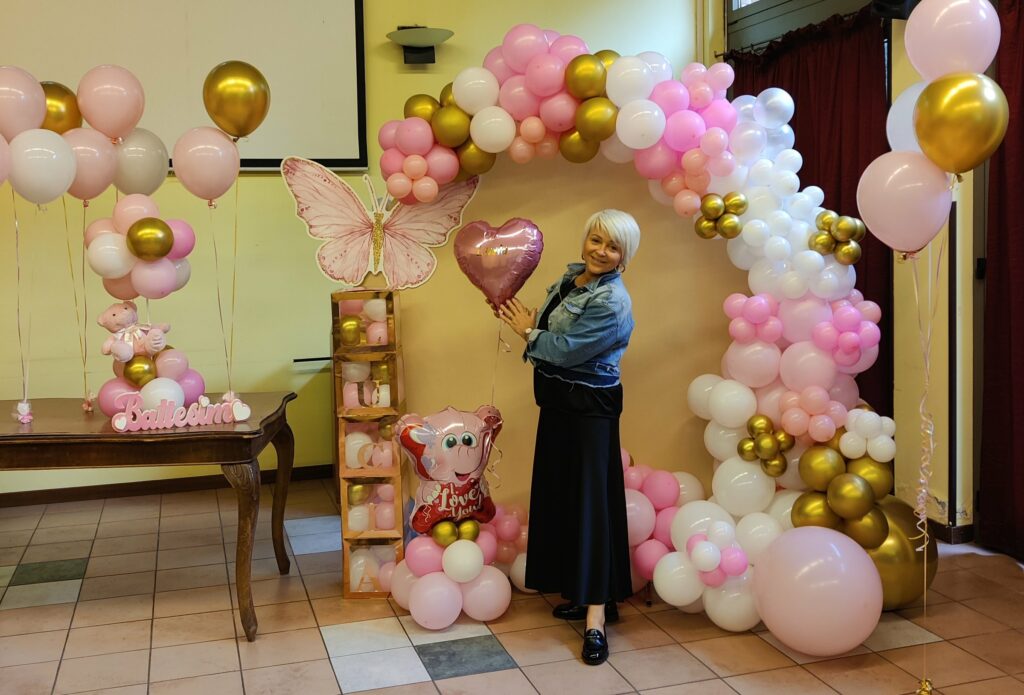 Decorazione con palloncini realizzata da Oxana — opera 36