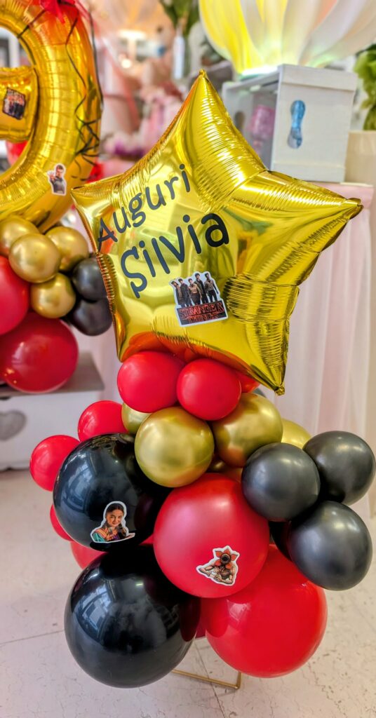 Decorazione con palloncini realizzata da Oxana — opera 106
