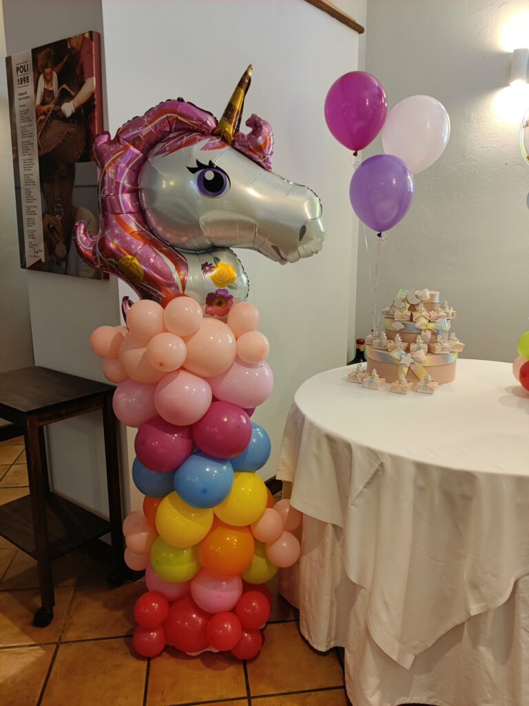 Decorazione con palloncini realizzata da Oxana — opera 24