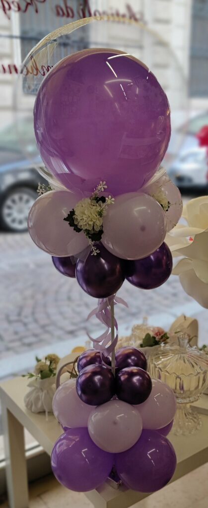 Decorazione con palloncini realizzata da Oxana — opera 19