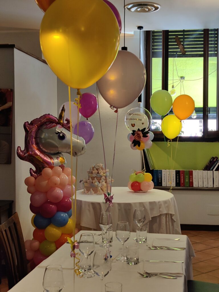 Decorazione con palloncini realizzata da Oxana — opera 26