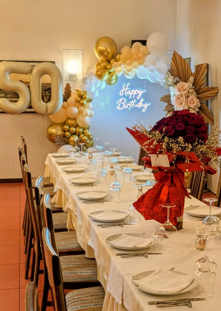 Decorazione con palloncini realizzata da Oxana — opera 104
