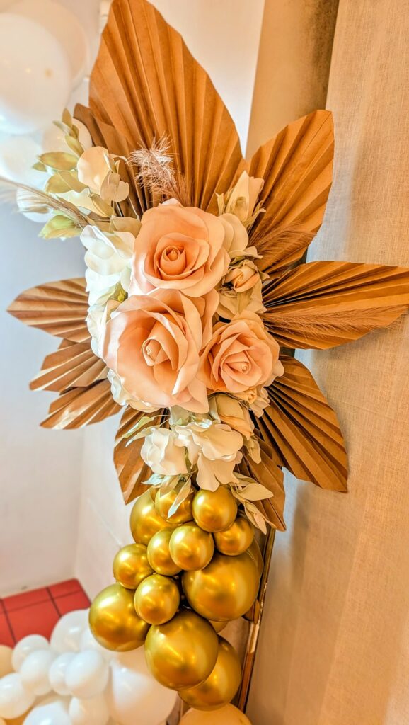 Decorazione con palloncini realizzata da Oxana — opera 103