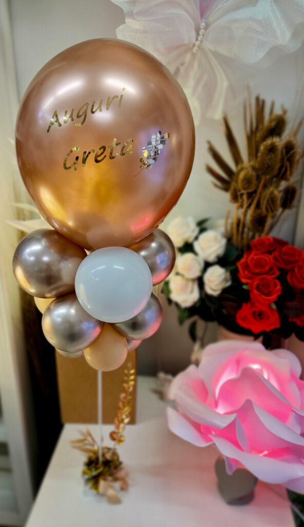 Decorazione con palloncini realizzata da Oxana — opera 83