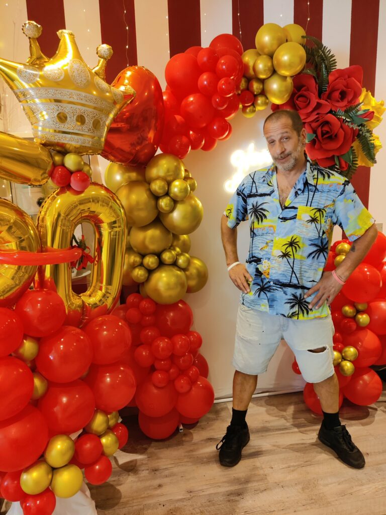 Decorazione con palloncini realizzata da Oxana — opera 32