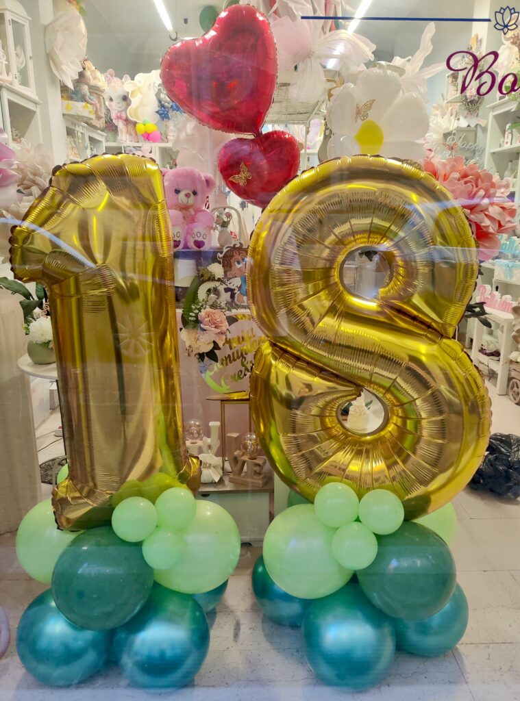 Decorazione con palloncini realizzata da Oxana — opera 77