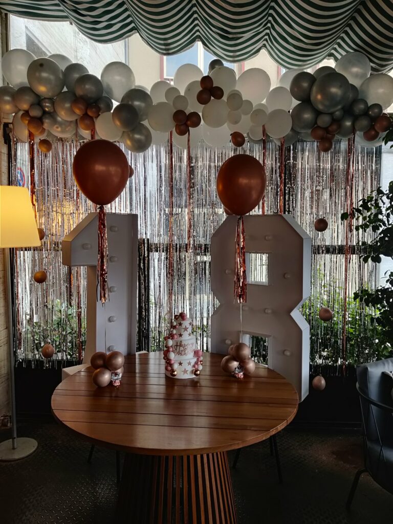 Decorazione con palloncini realizzata da Oxana — opera 67