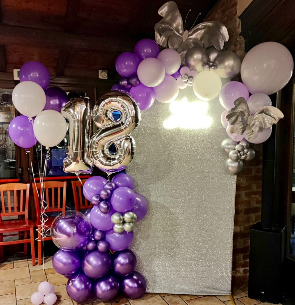 Decorazione con palloncini realizzata da Oxana — opera 80