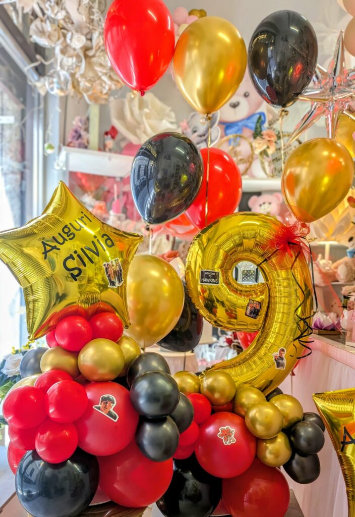 Decorazione con palloncini realizzata da Oxana — opera 107