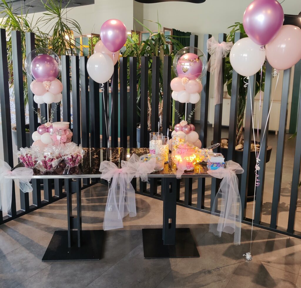 Decorazione con palloncini realizzata da Oxana — opera 34