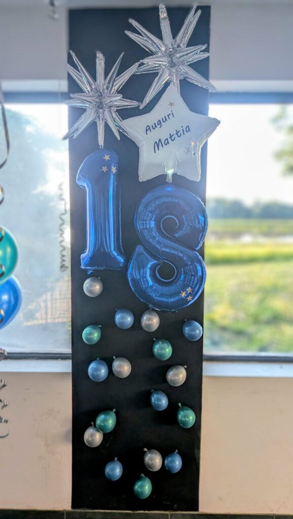 Decorazione con palloncini realizzata da Oxana — opera 135