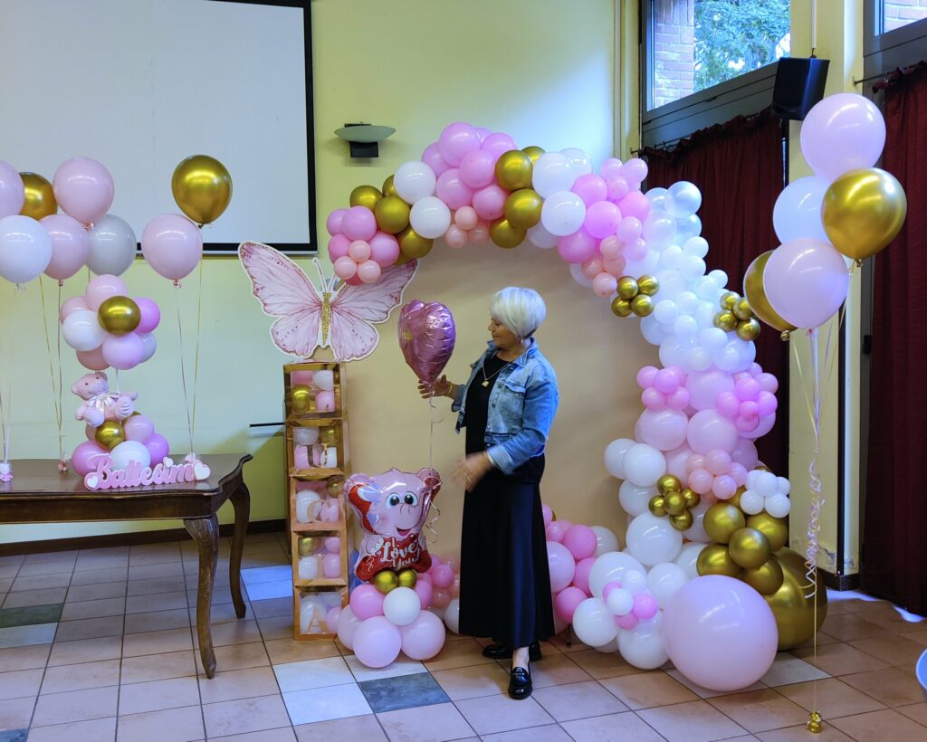 Decorazione con palloncini realizzata da Oxana — opera 37