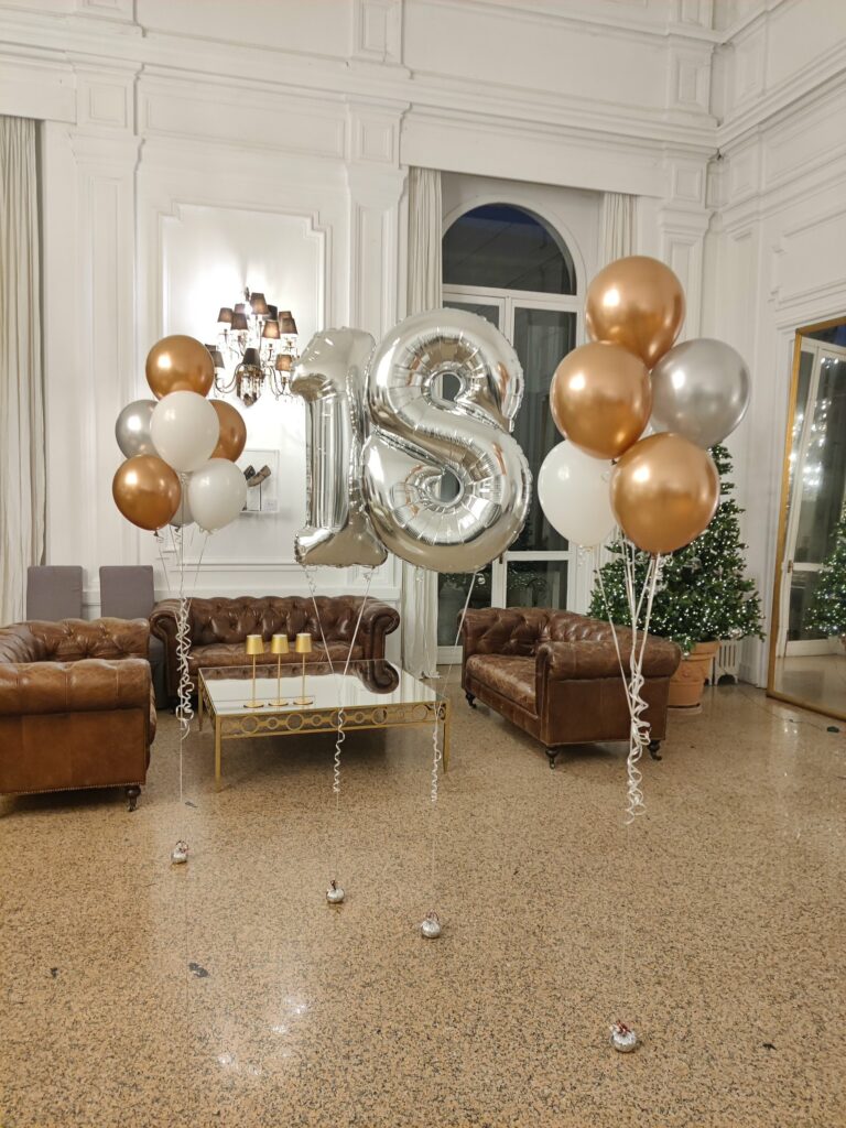 Decorazione con palloncini realizzata da Oxana — opera 88