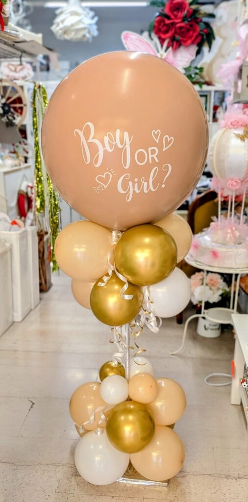 Decorazione ArteXenia per baby shower e gender reveal, dettaglio 4